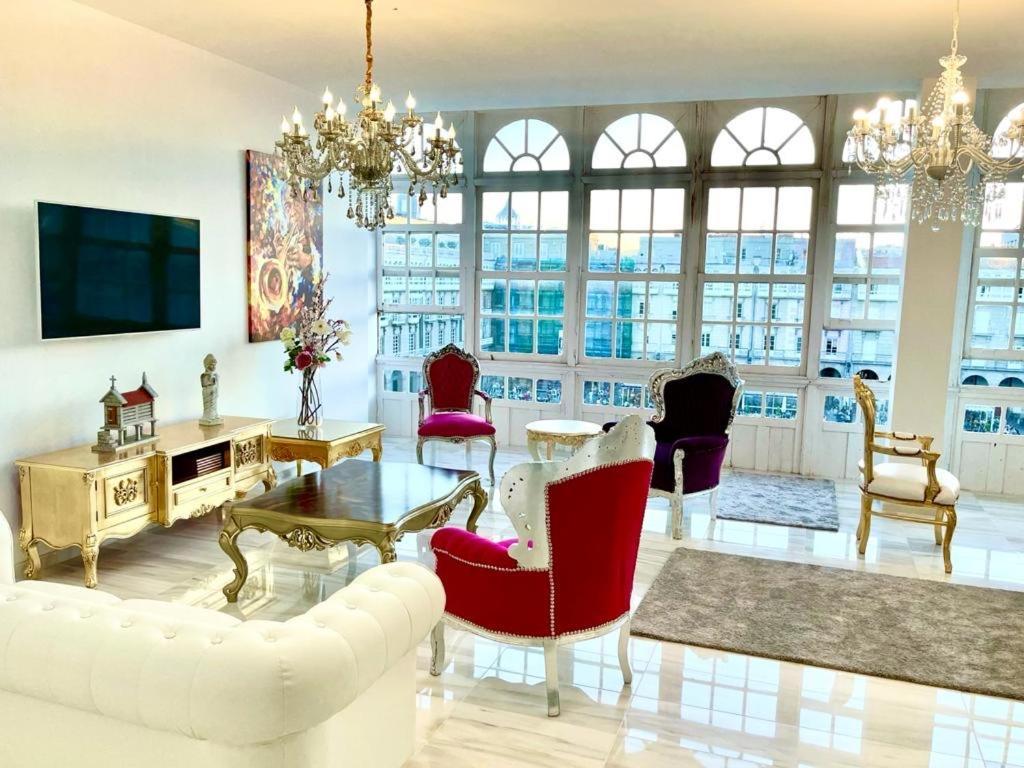 شقة آكورونيا  في Apartamento Maria Pita المظهر الخارجي الصورة
